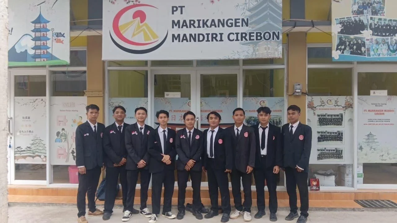 Front of the PT Marikangen Mandiri Cirebon office