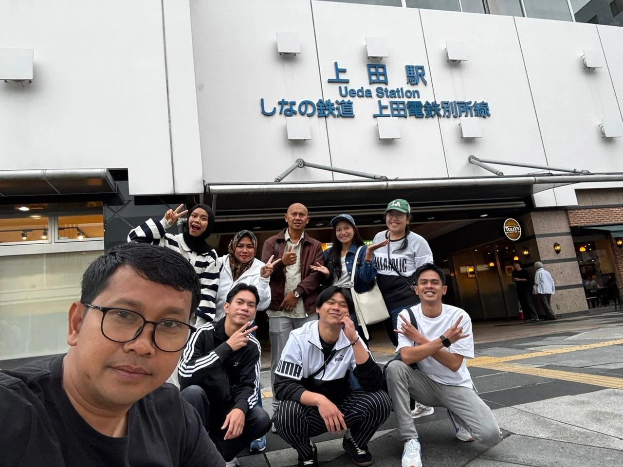 A group moment in Japan